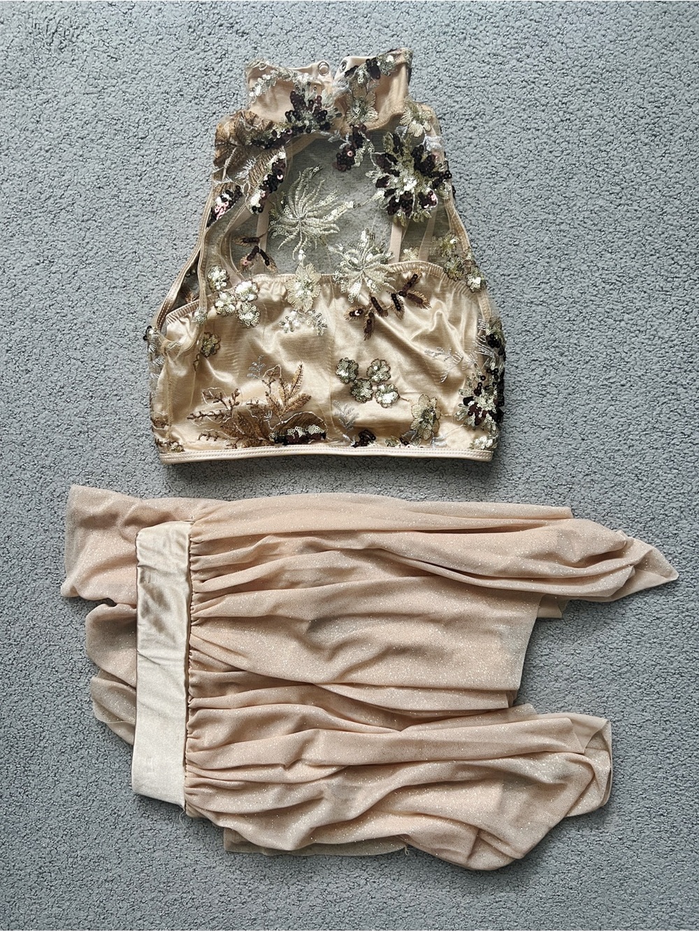 WEISSMAN Girls Lyrical Ballet Costume Two Piece